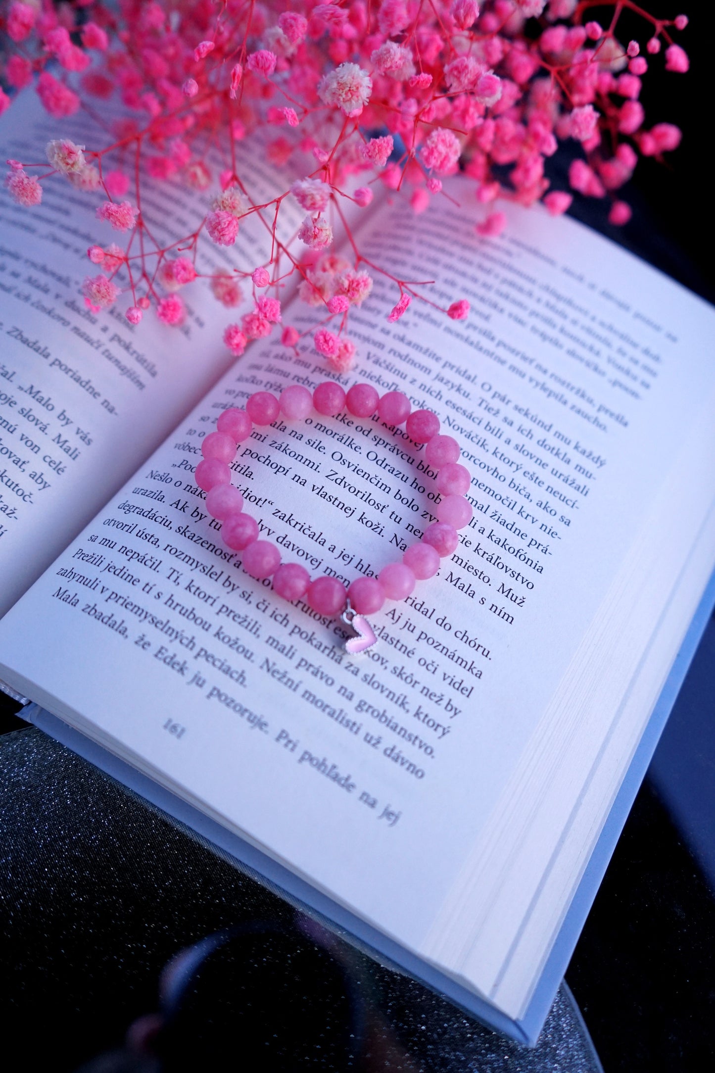 Náramok "Pink Heart"