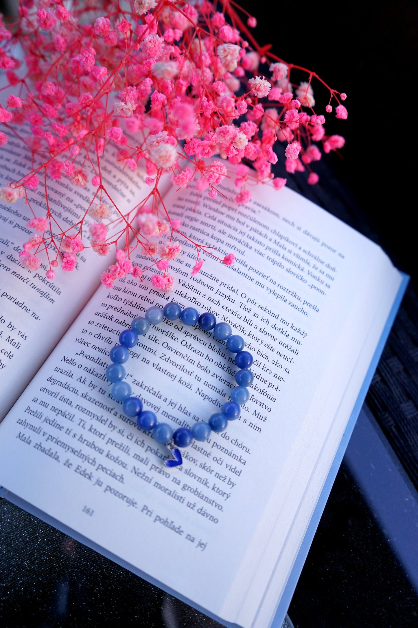 Náramok "Dark Blue Heart"
