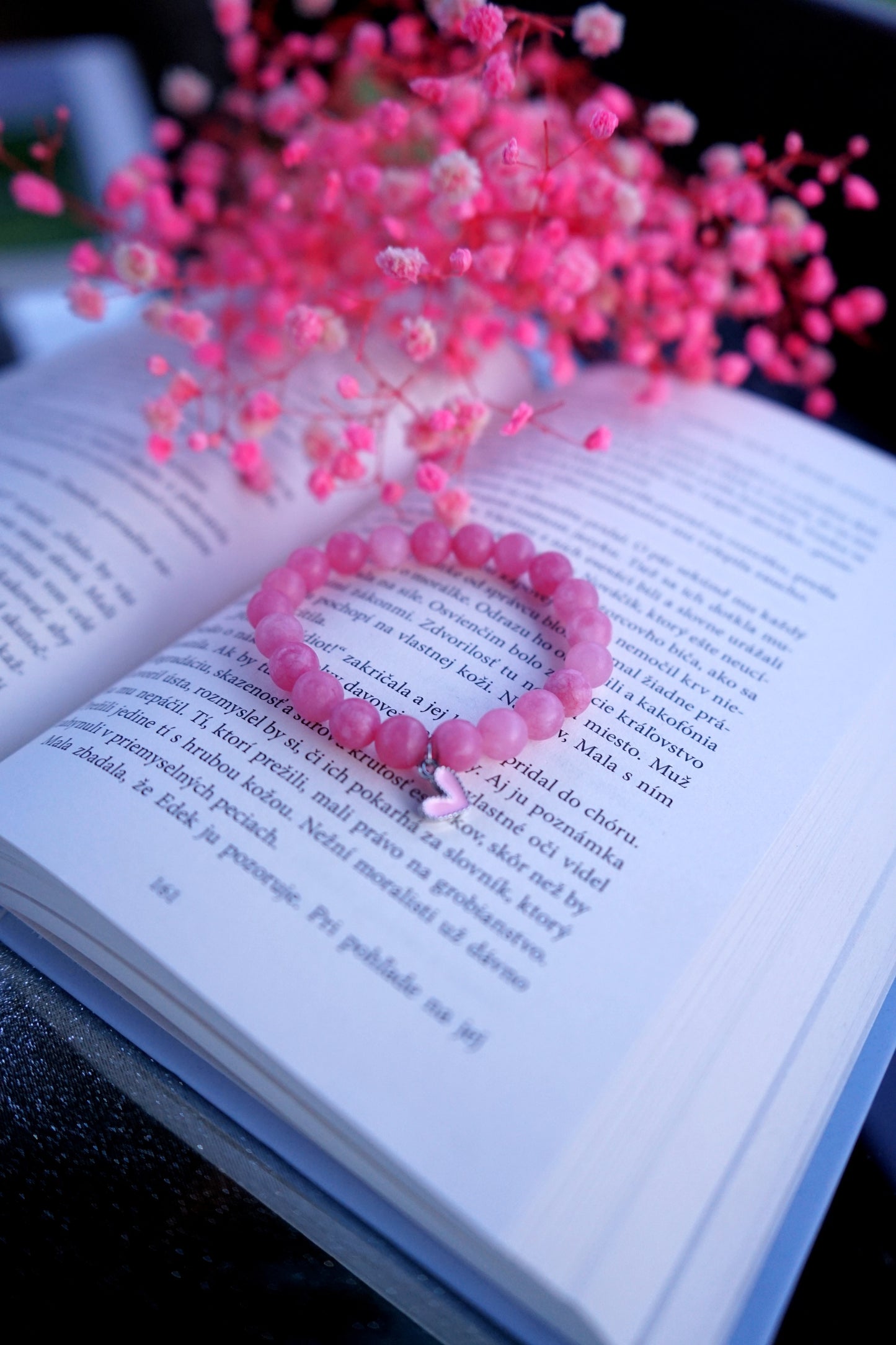 Náramok "Pink Heart"