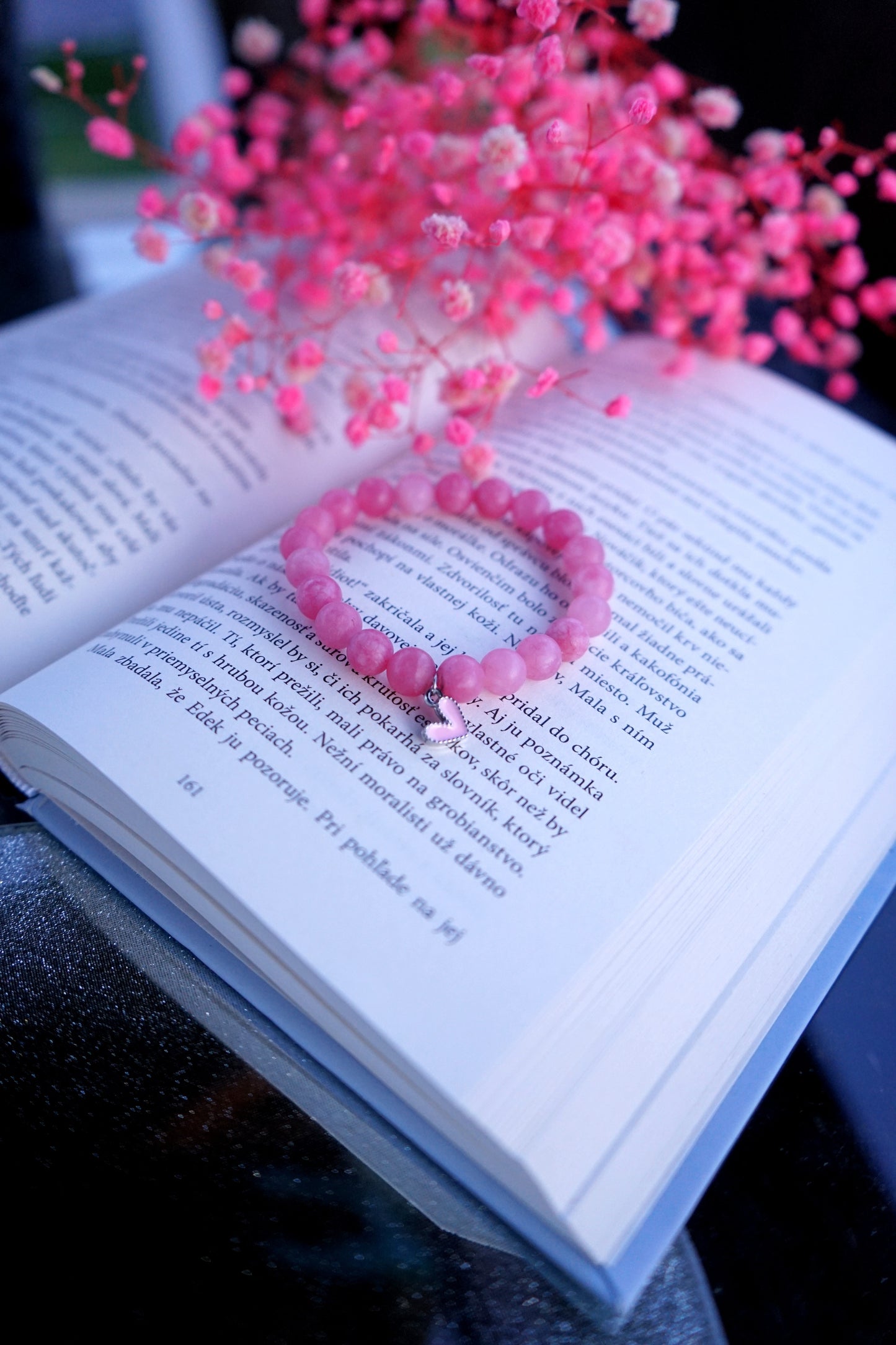 Náramok "Pink Heart"